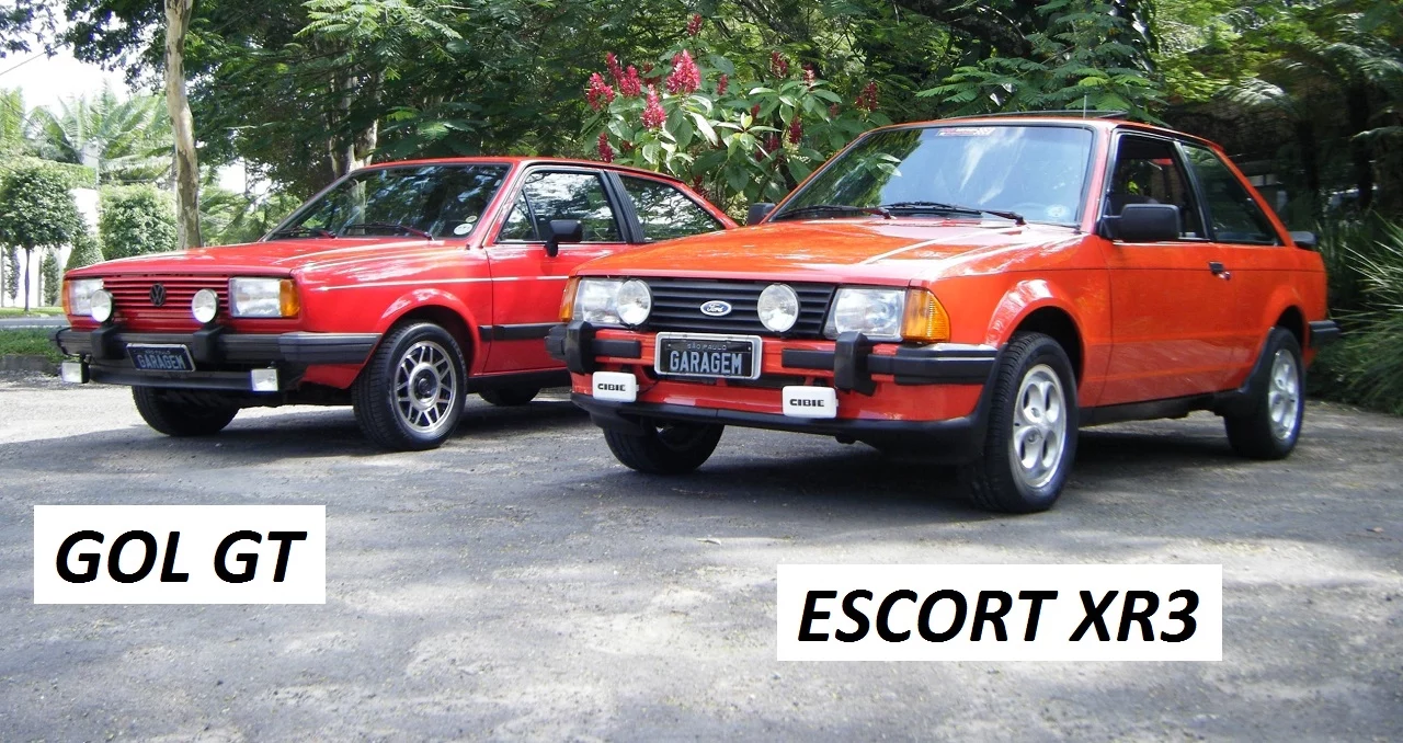 Garagem do Bellote TV: Escort XR3 vs Gol GT
