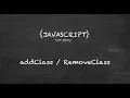33 Curso gratis de Javascript jQuery addClass e removeClass
