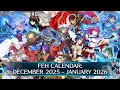 FEH CALENDAR DECEMBER 2025 - JANUARY 2026 FEH