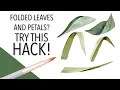 How To Folded Petals And Leaves Made EASY