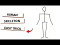 Skeleton drawing how to draw a skeleton human skeleton drawing skeleton diagram