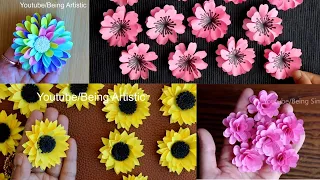 4  Types of Paper Flowers - How To Make Paper Flowers - Paper Craft
