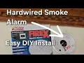 DIY Install Hardwired Kidde Firex Smoke Detector Step-by-Step