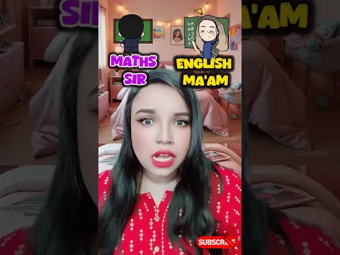 You have choose between Maths Teacher and English Teacher #shorts #youtubeshorts #funny