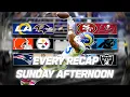 Every Recap from Sunday Afternoon 2025 NFL Season Week 6