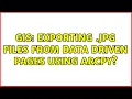 GIS Exporting jpg files from Data Driven Pages using ArcPy