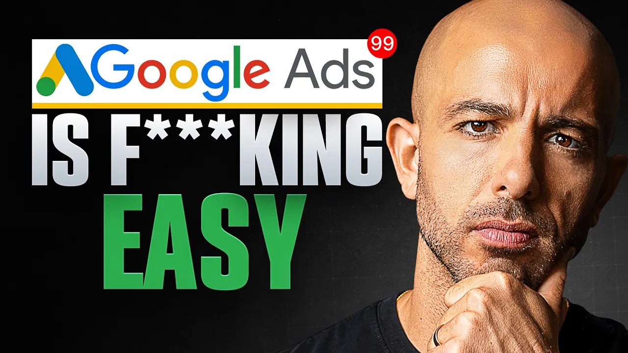 Give Me 24 Minutes and I'll Make You Disgustingly Good at Google Ads: video thumbnail