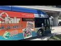 Miami Dade Transit 2020 New Flyer XN40 Xcelsior CNG On Route 120 Beach MAX Omni Bus Term