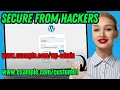 How to change WordPress Admin URL 2026 Hide your wp admin