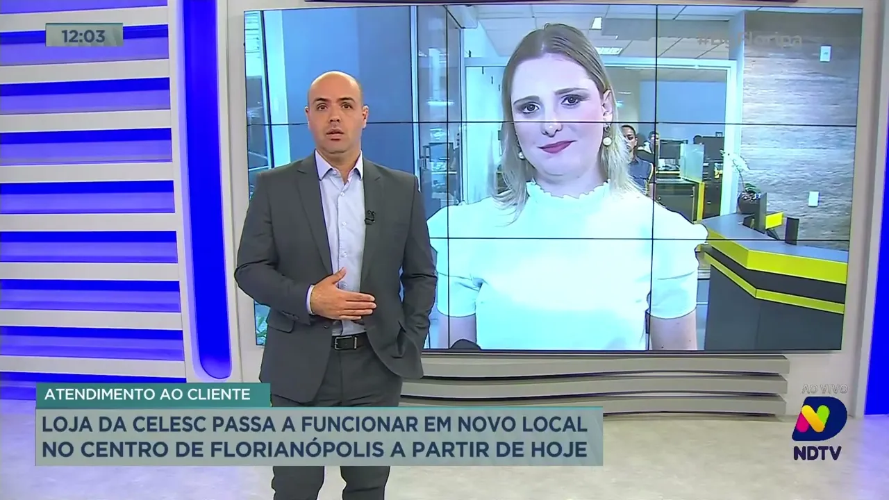 Loja da Celesc passa a funcionar em um novo local no centro de Florianópolis a partir desta segunda