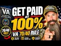 VA Rule How to get paid out at 100 through VA Total Disability Individual Unemployability