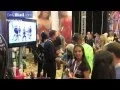 Leah Messner Jeremy Calvert at Tanning Expo archive