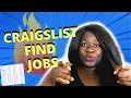 Craigslist Find Jobs You Can Do From Home