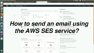 How to send an email using the AWS SES service