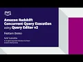 Concurrent Query Execution using Amazon Redshift Query Editor V2 Amazon Web Services