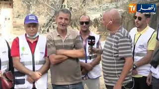 من أعالي بلدية الجمعة بني حبيبي قناة النهار تقف على ظروف التكفل بالمتضررين