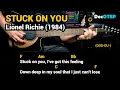 Download Lagu Stuck on You - Lionel Richie (1984) Easy Guitar Chords Tutorial with Lyrics
