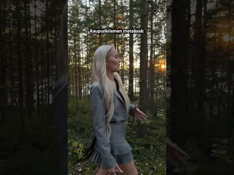 Kaupunkilainen metsässä