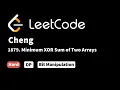 LeetCode 1879 Minimum XOR Sum of Two Arrays