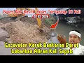 Lagu Ngeri Ditemukan Besi H Beam Tertancap Di Kali Sepak‼️ Excavator Keruk Bantaran Darat #dedimulyadi