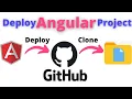 How to deploy and clone angular project on GitHub step by step samehulhaq