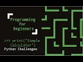 How to Make a Simple Calculator in Python 03 Programming for beginners in Urdu Hindi Lecture