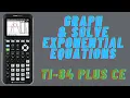 Graph and Solve Exponential Equations on TI-84 Plus CE