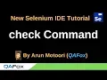 New Selenium IDE - Part 22