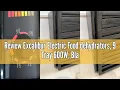 Review Excalibur Electric Food dehydrators 9 Tray 600W Black