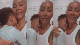 Amber Rose Tells Her Son That He Can Sleep With Mommy Until He s A Old Man