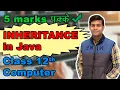 Inheritance in Java How to do Inheritance Program Class 12 Computer ISC board