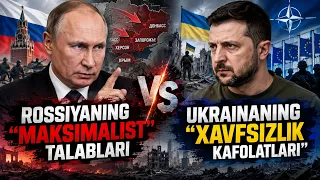 Rossiyaning “maksimalist” talablari vs Ukrainaning “xavfsizlik kafolatlari” #fikratuz