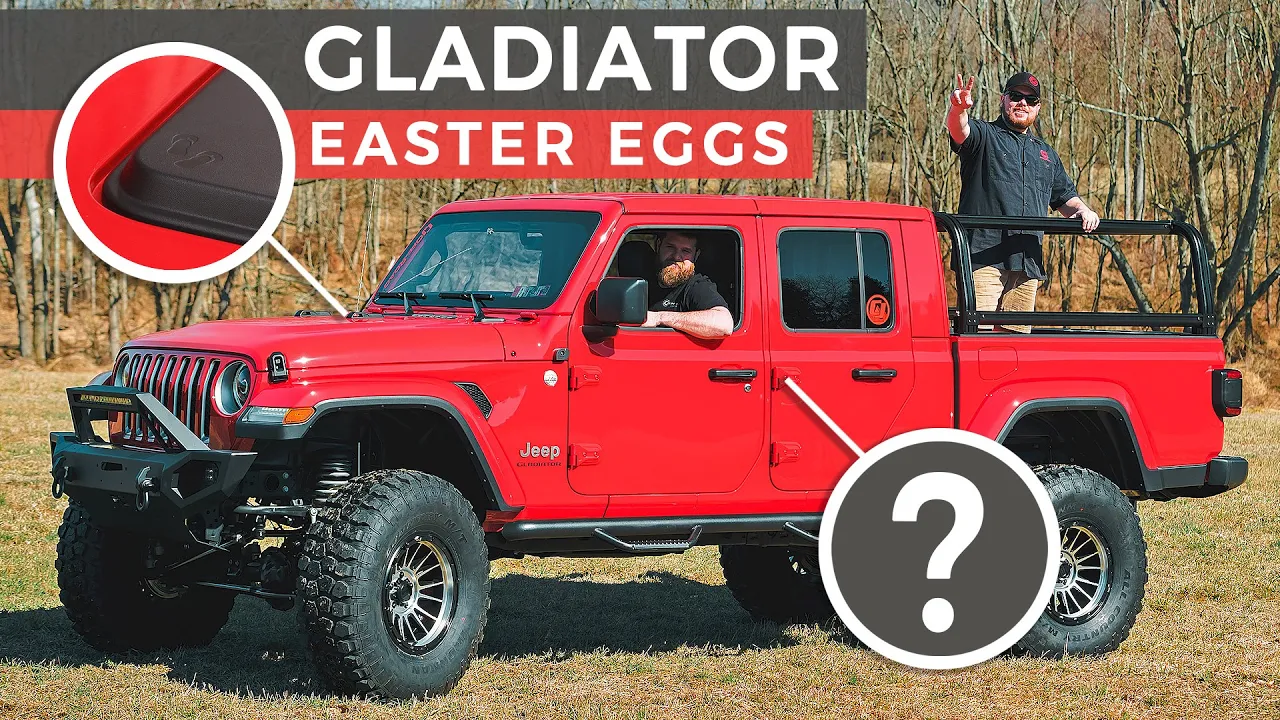 Hidden Easter Eggs on the Jeep Gladiator!