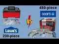 Sears Craftsman Mechanics Tool Set vs Lowe s Craftsman Mechanics Tool Set - Models 99040 CMMT45305
