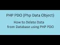 How to Delete Data from Database using PHP PDO