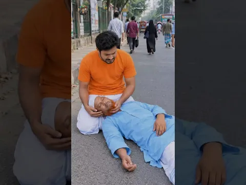 বৃদ্ধের বিপদে নিজের ছেলের পরীক্ষার টাকা দিলেন চা বিক্রেতা, মুগ্ধ হলেন পুলিশ #humanity #shorts