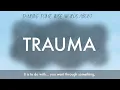Download Lagu Wise words about Birth Trauma