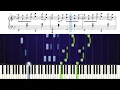 Eiffel 65 - Blue (Da Ba Dee) - Piano Tutorial with Sheet Music
