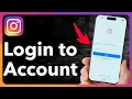 How To Login To Instagram