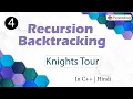 Knights Tour Recursion Backtracking In Hindi C - 4