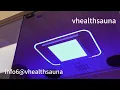 Lagu Canadian hemlock sauna with red light therapy.#suana#suana factory#suana manufacturer#odm sauna