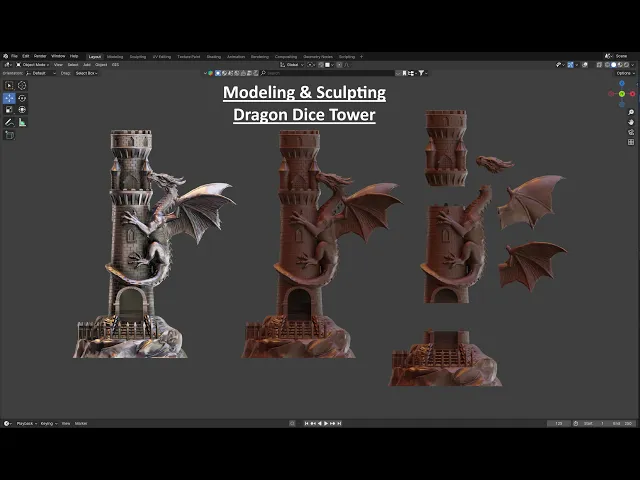 Dragon Dice Tower Tall Castle DnD video thumbnail