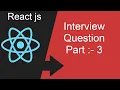 React js interview questions in hindi component interview question
