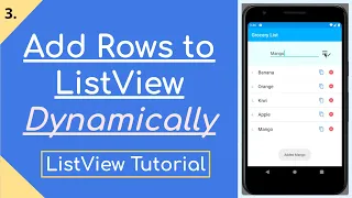 3 Add Rows to ListView Dynamically