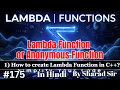 Lambda Function or Anonymous Function How to create lambda function in C Tpoint Tech