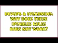 DevOps SysAdmins Why does these iptables rules does not work 2 Solutions