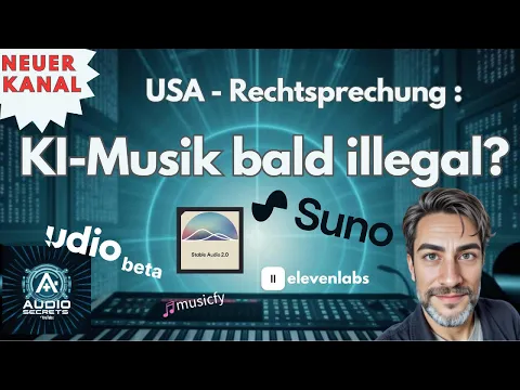 Download MP3 SUNO, UDIO & Co. – wird neues US-Gesetz sie aufhalten?