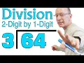 Dividing 2-Digit Numbers by 1-Digit Numbers Long Division