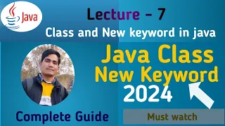 Java Tutorial Class and new keyword in java class and object in java Core Java