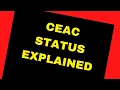 CEAC Status Explained At NVC Ready In Transit Issued Refused Administrative Processing